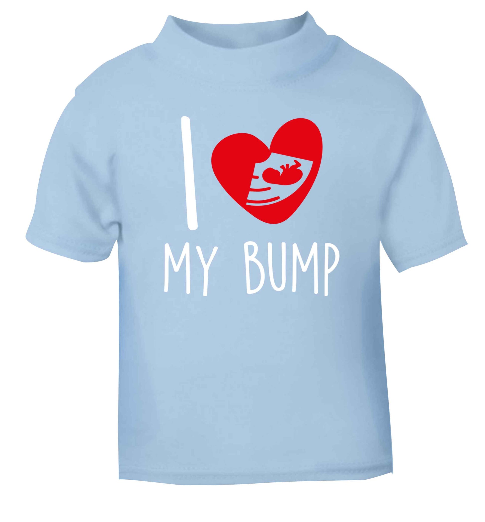 I love my bump light blue Baby Toddler Tshirt 2 Years
