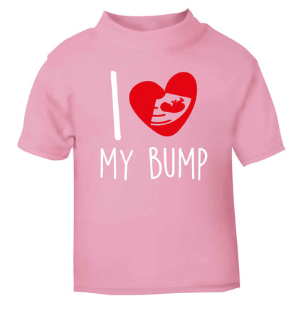 I love my bump light pink Baby Toddler Tshirt 2 Years
