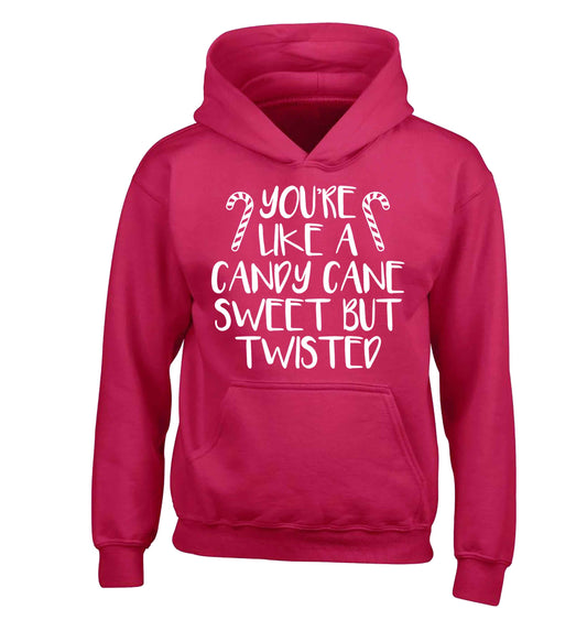 You're like a candy cane sweet but twisted children's pink hoodie 12-13 Years