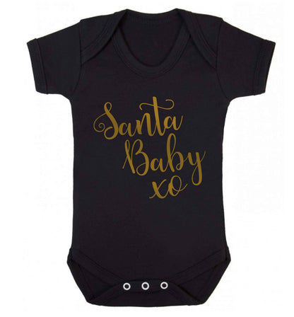 Santa baby Baby Vest black 18-24 months