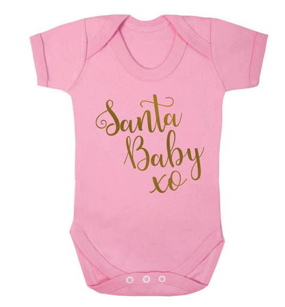Santa baby Baby Vest pale pink 18-24 months