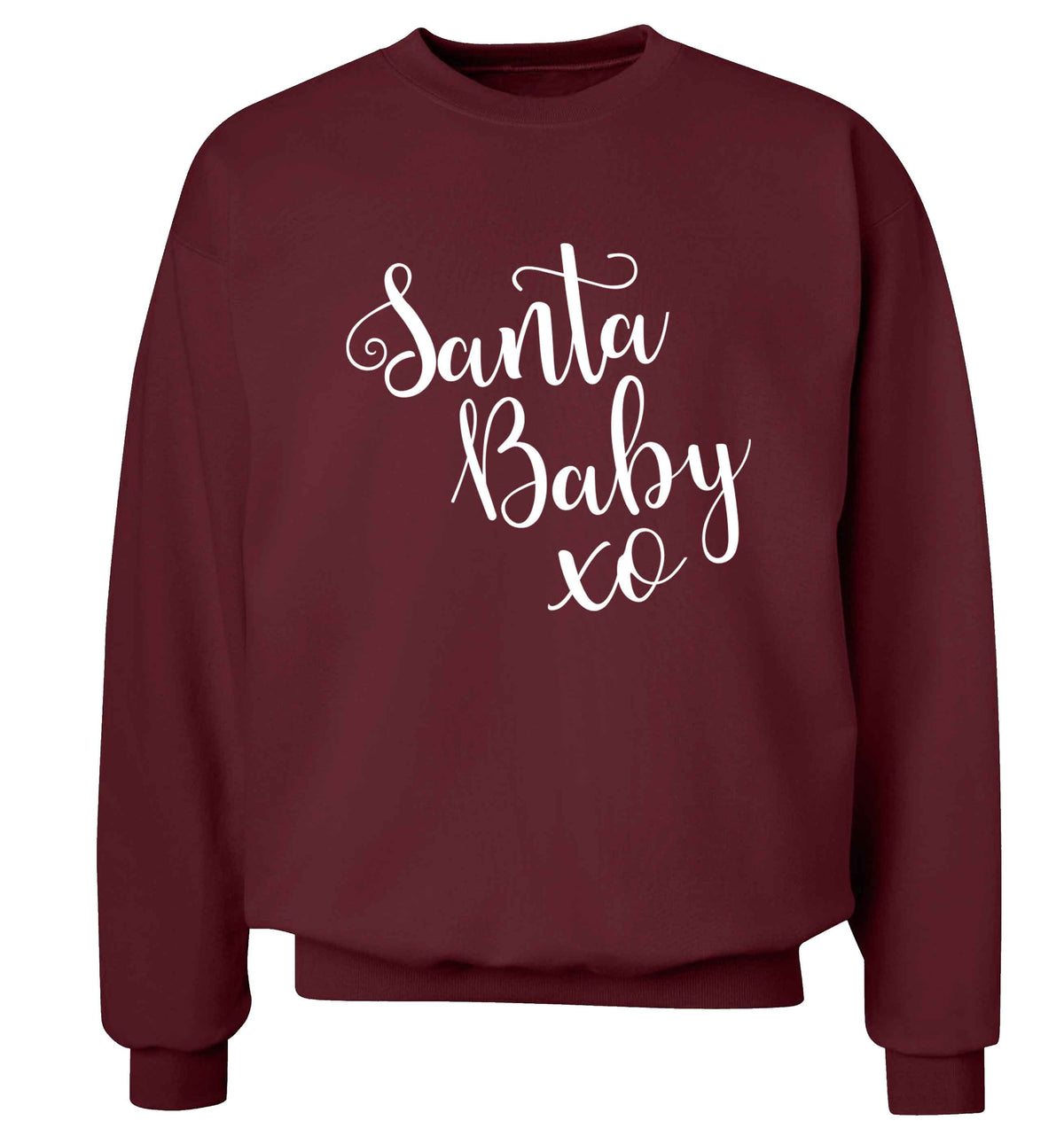 Santa baby Adult's unisex maroon Sweater 2XL