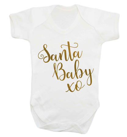 Santa baby Baby Vest white 18-24 months