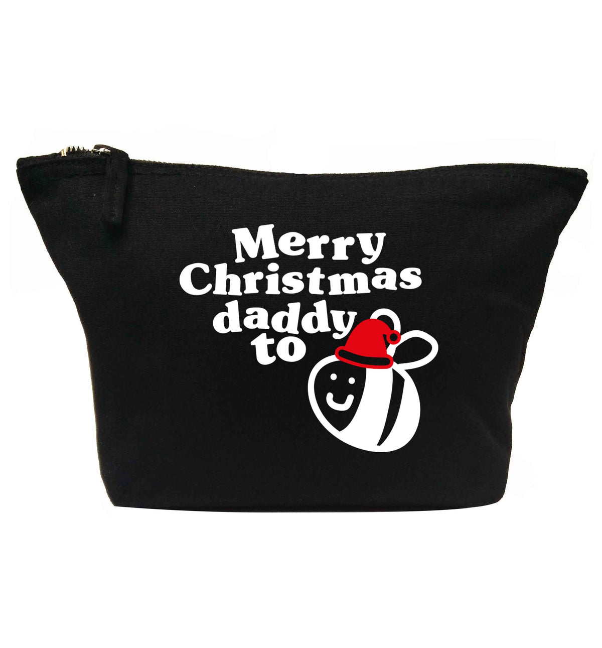 Merry Christmas daddy to be | makeup / wash bag