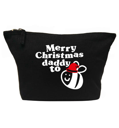 Merry Christmas daddy to be | makeup / wash bag