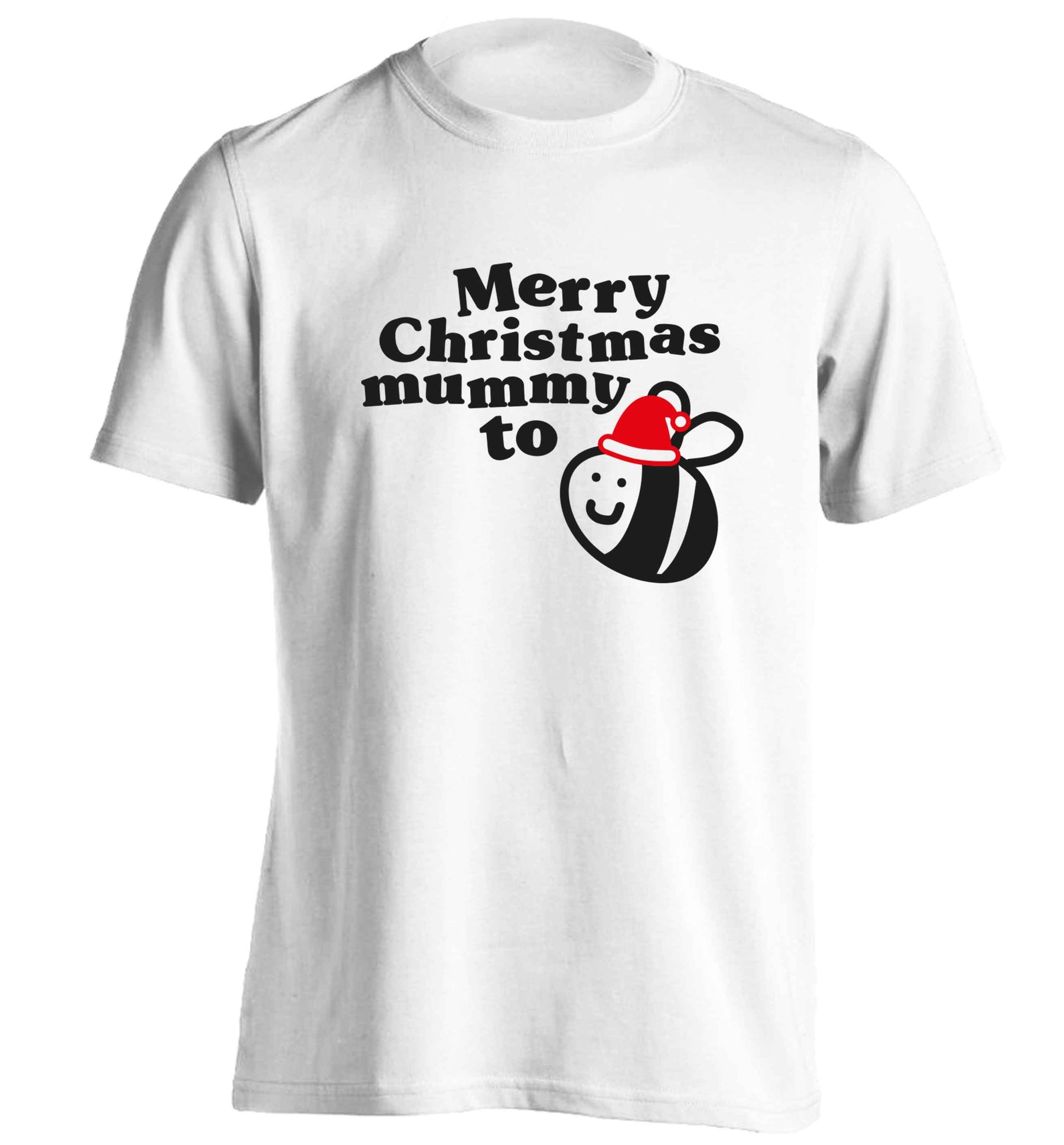 Merry Christmas mummy to be adults unisex white Tshirt 2XL