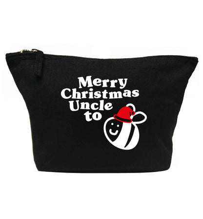 Merry Christmas uncle to be | makeup / wash bag