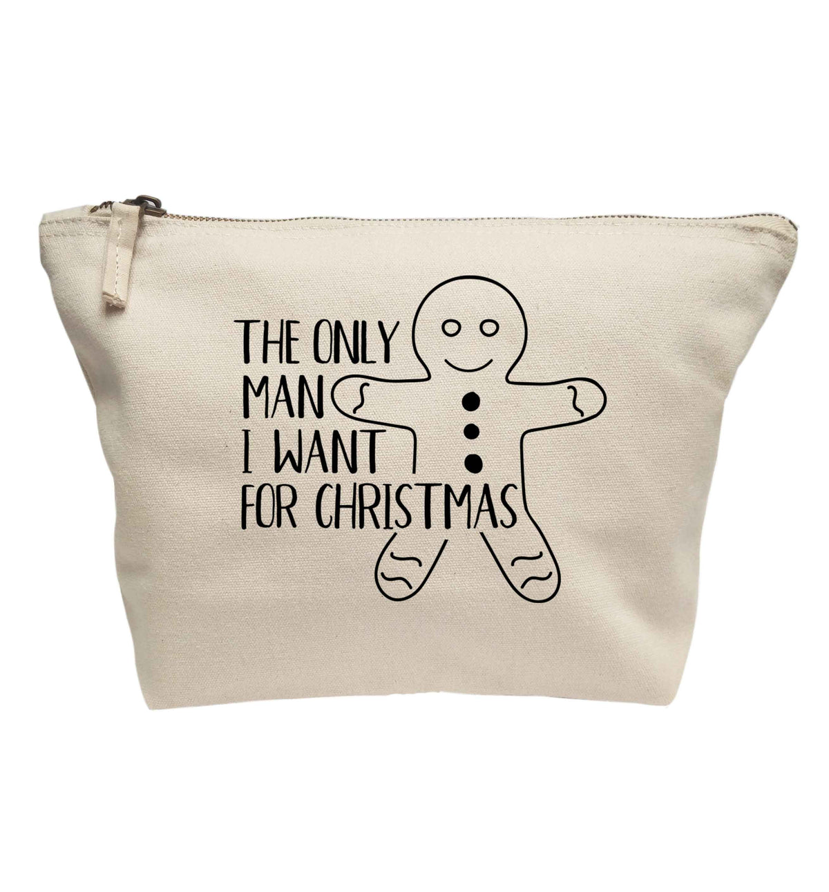 The only man I want for Christmas | makeup / wash bag