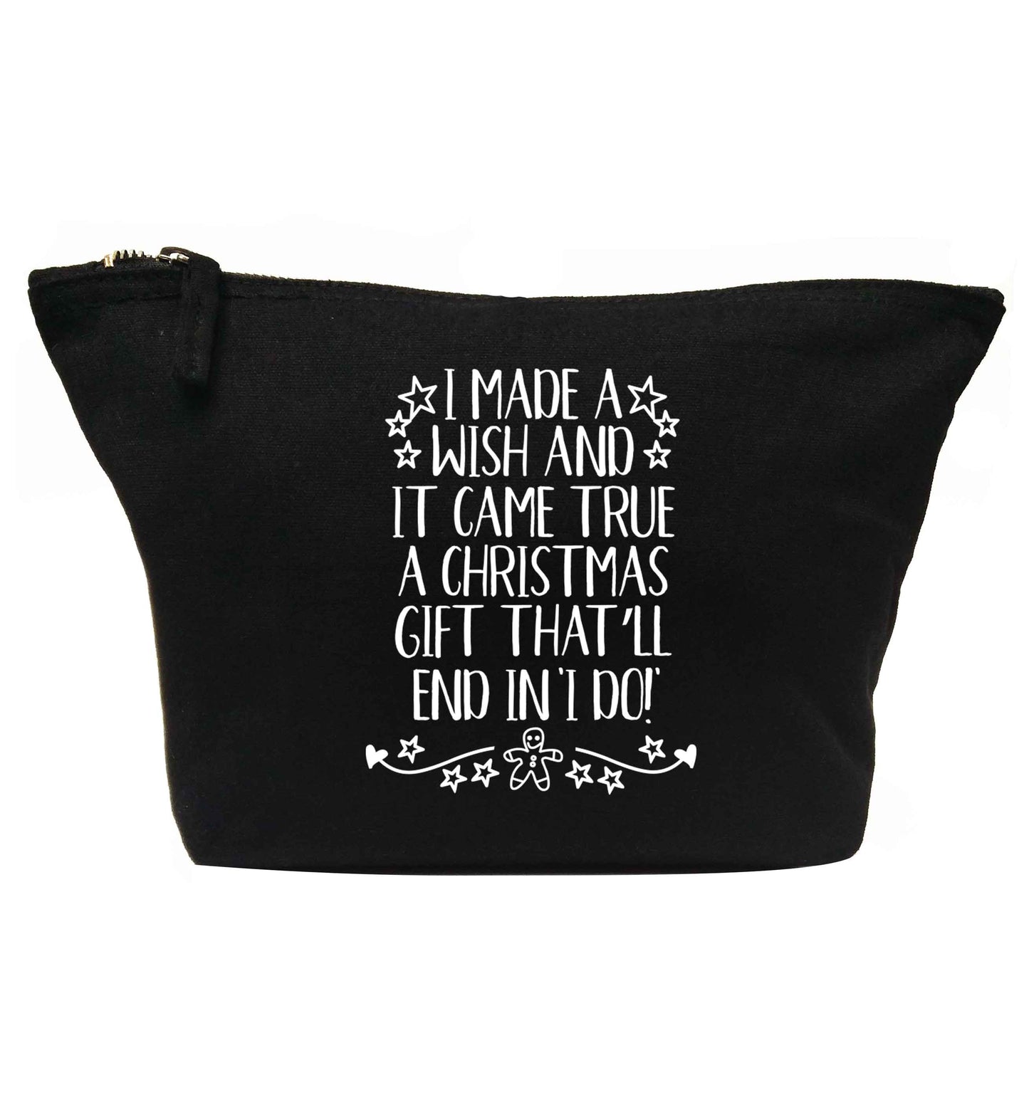 I made a wish and it came true a Christmas gift that'll end in 'I do' | makeup / wash bag