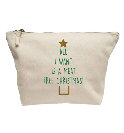 All I want is a meat free Christmas | makeup / wash bag