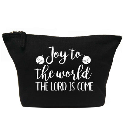 Joy to the world the Lord is come | makeup / wash bag