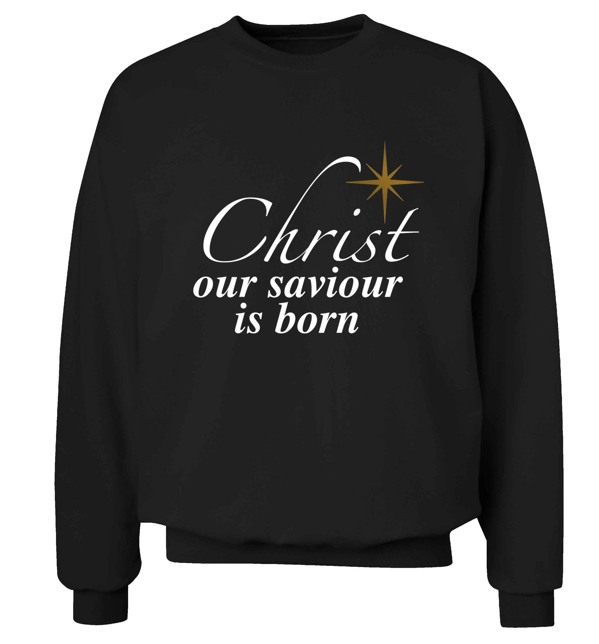 Christ our saviour is born Adult's unisex black Sweater 2XL