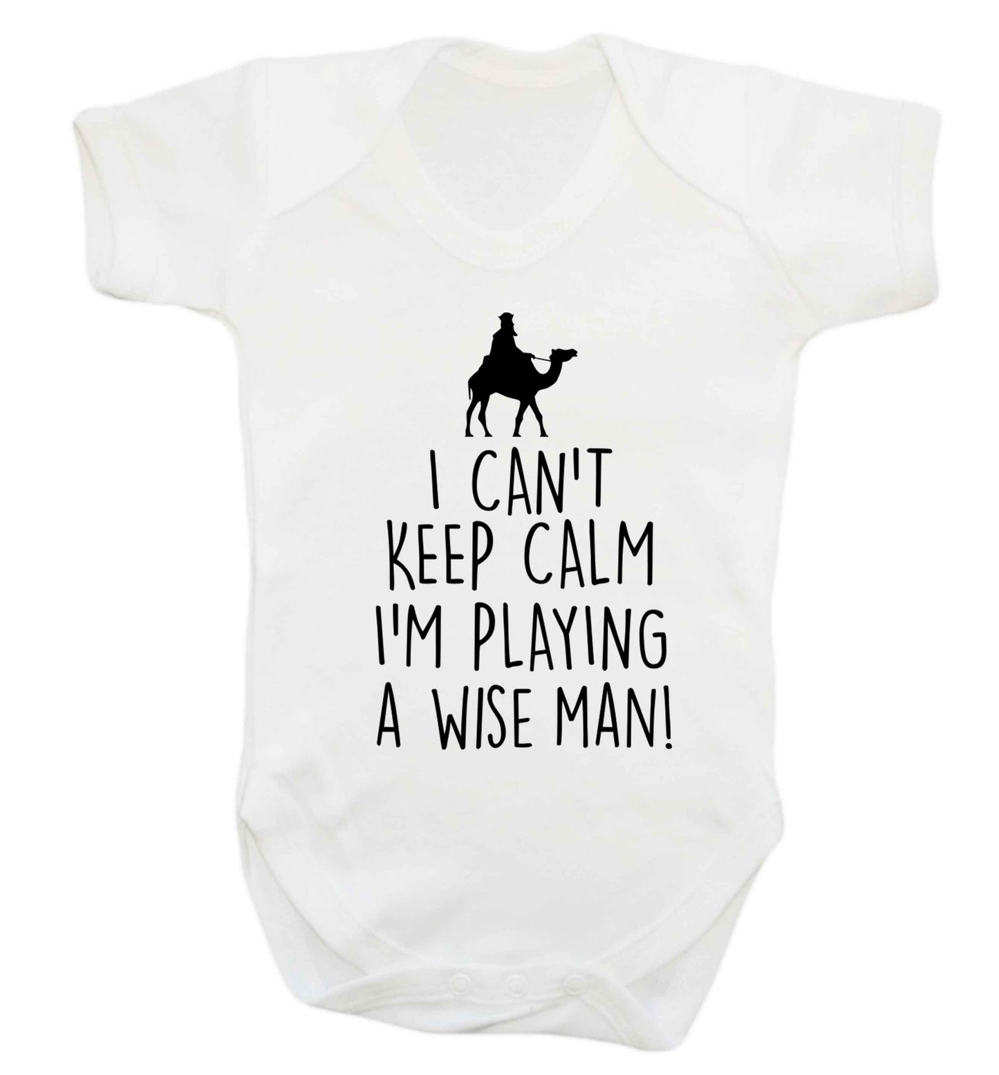 I can't keep calm I'm playing a wiseman Baby Vest white 18-24 months