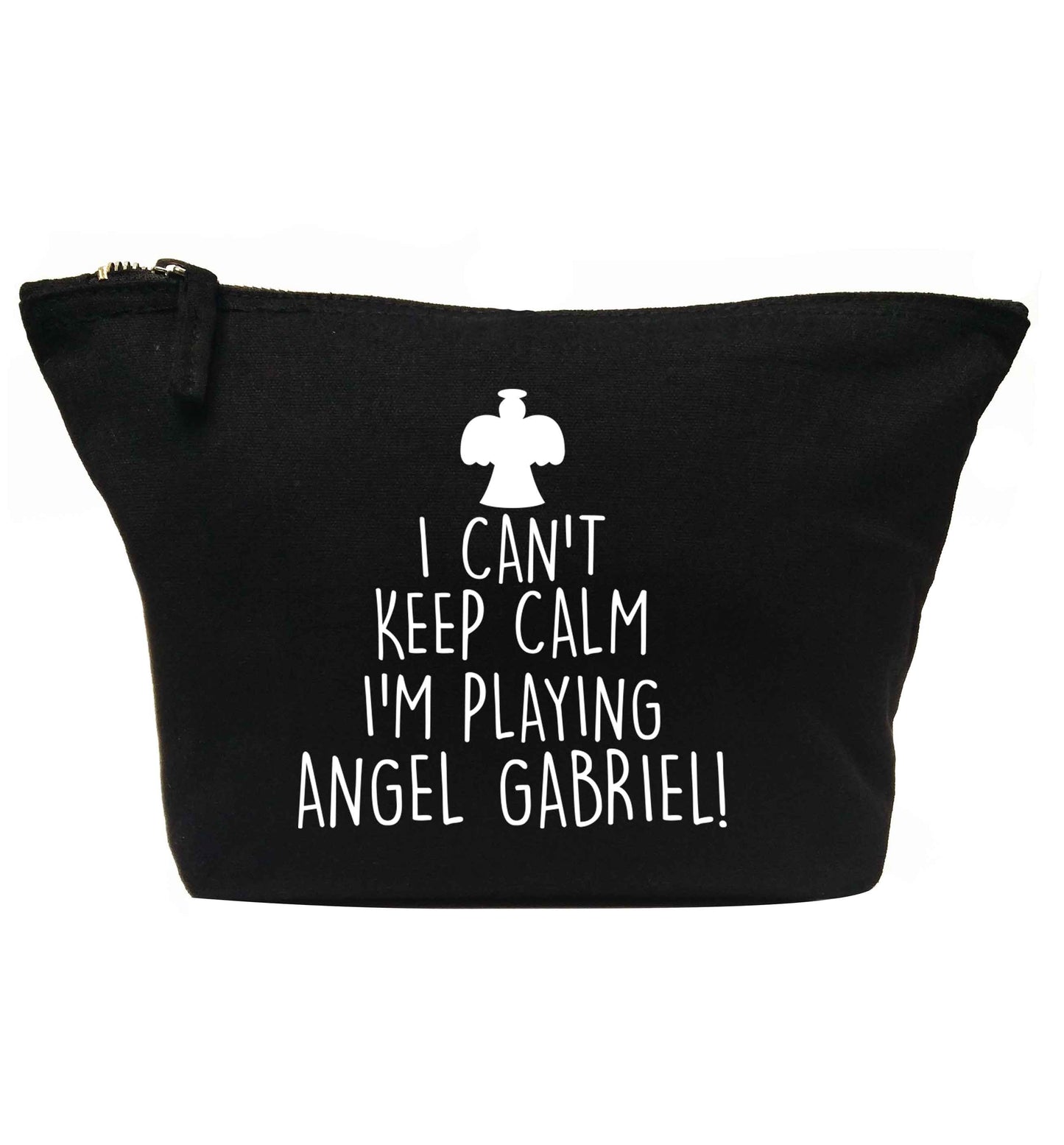 I can't keep calm I'm playing angel gabriel | makeup / wash bag
