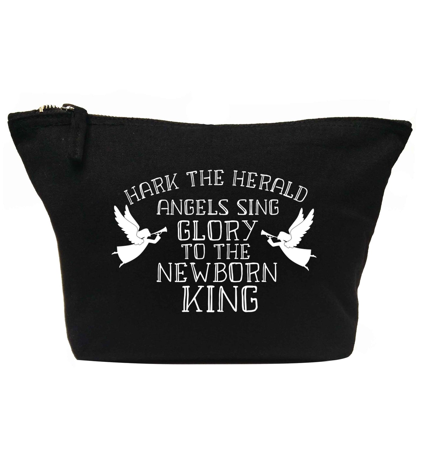 Hark the herold angels sing glory to the newborn king | makeup / wash bag