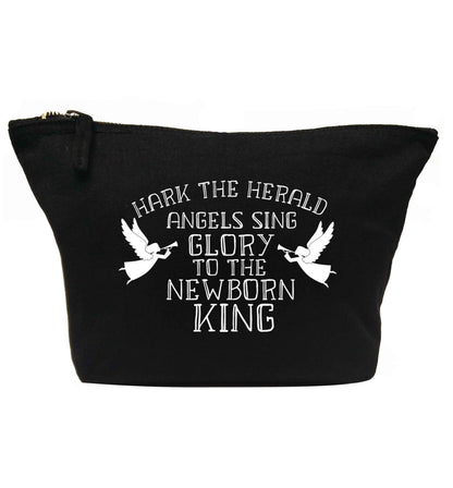 Hark the herold angels sing glory to the newborn king | makeup / wash bag