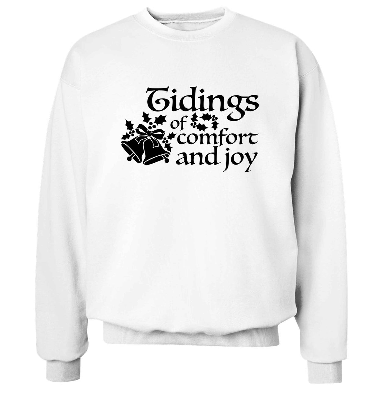 Tidings of comfort and joy Adult's unisex white Sweater 2XL
