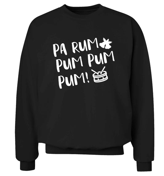 Pa rum pum pum pum! Adult's unisex black Sweater 2XL