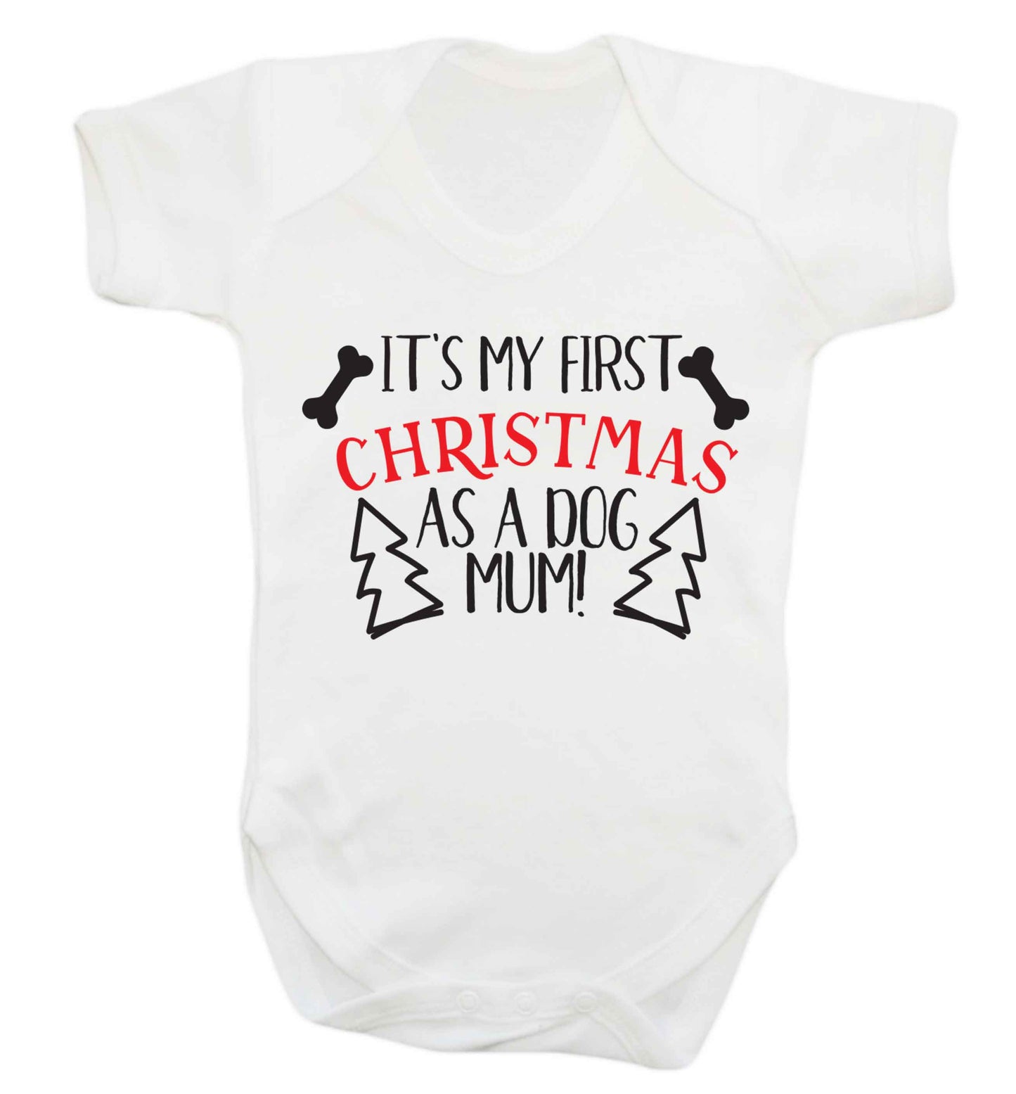 It's my first Christmas as a dog mum! Baby Vest white 18-24 months