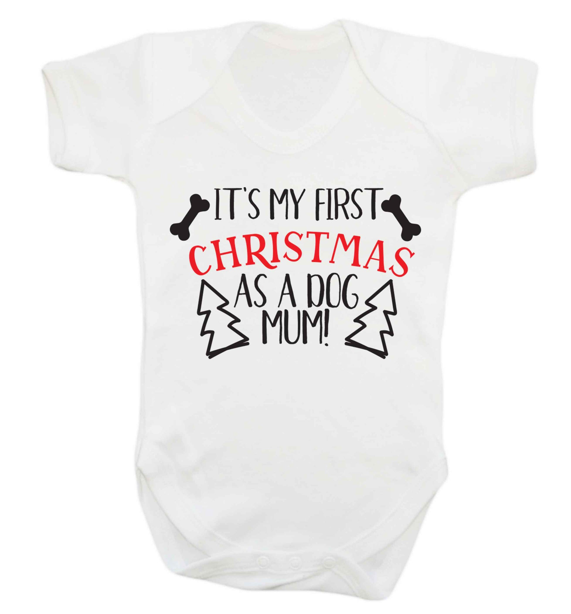 It's my first Christmas as a dog mum! Baby Vest white 18-24 months