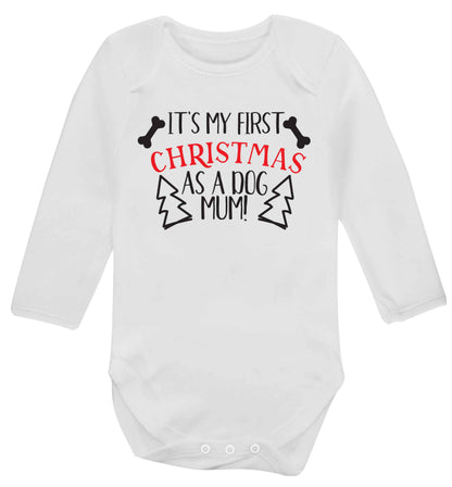 It's my first Christmas as a dog mum! Baby Vest long sleeved white 6-12 months