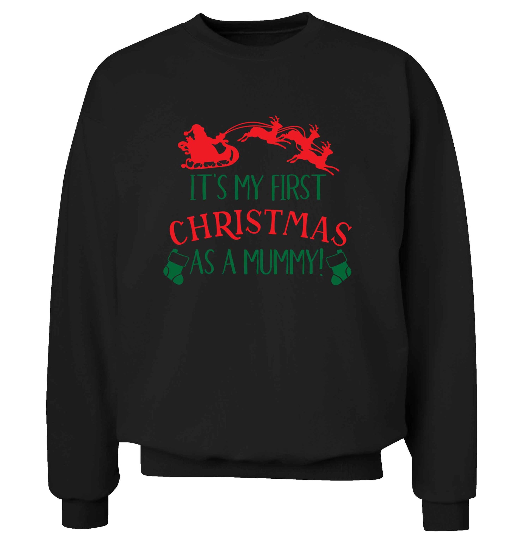 It's my first Christmas as a mummy Adult's unisex black Sweater 2XL