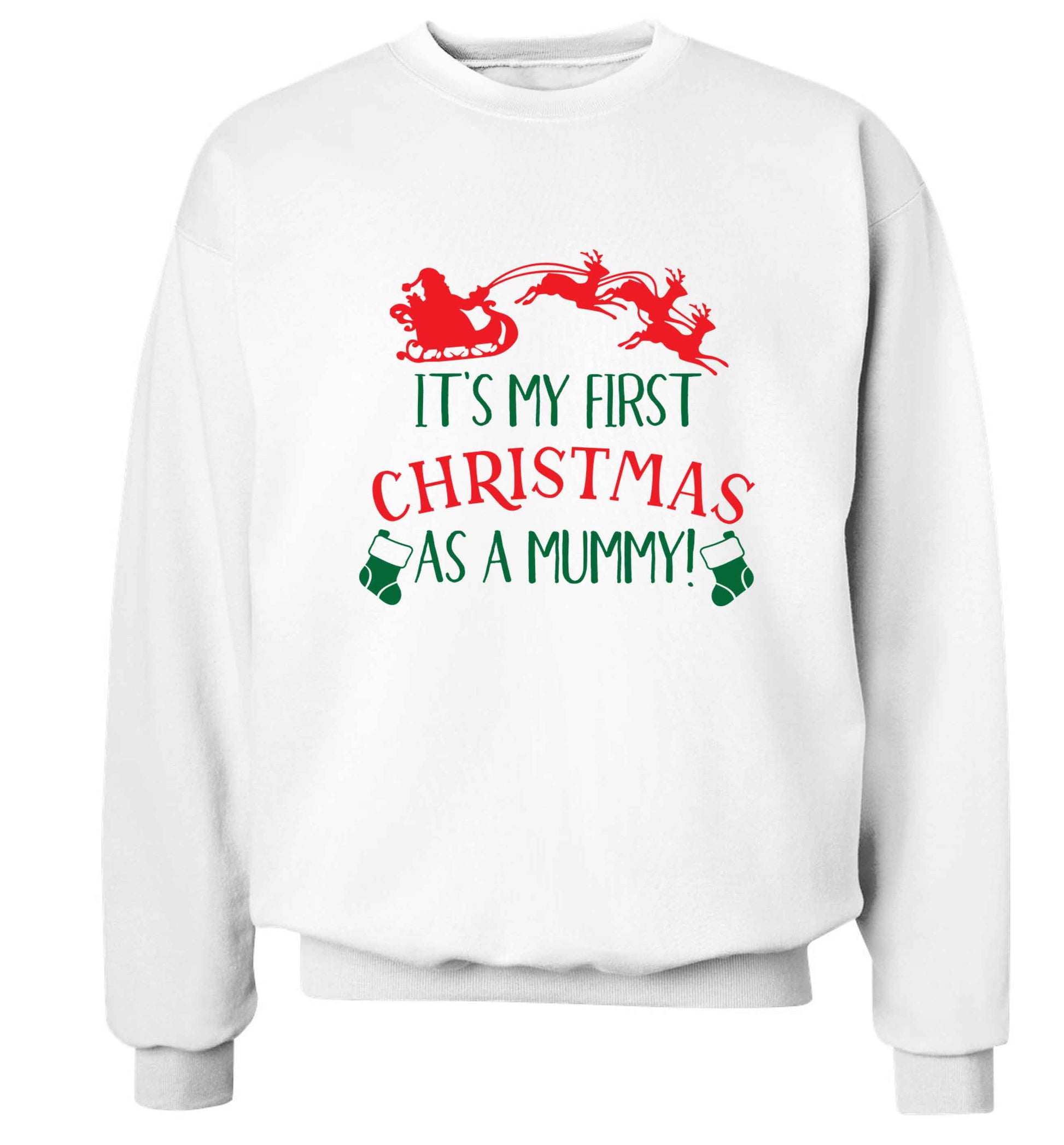 It's my first Christmas as a mummy Adult's unisex white Sweater 2XL
