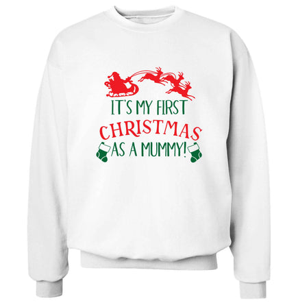 It's my first Christmas as a mummy Adult's unisex white Sweater 2XL