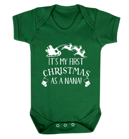 It's my first Christmas as a nana Baby Vest green 18-24 months