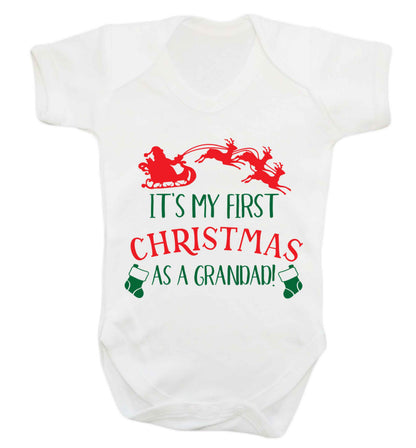 It's my first Christmas as a grandad! Baby Vest white 18-24 months