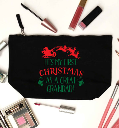 It's my first Christmas as a great grandad! black makeup bag