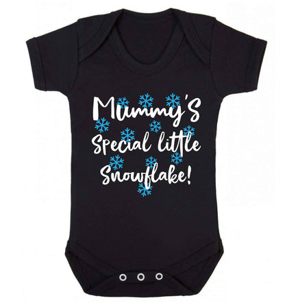 Mummy's special little snowflake Baby Vest black 18-24 months