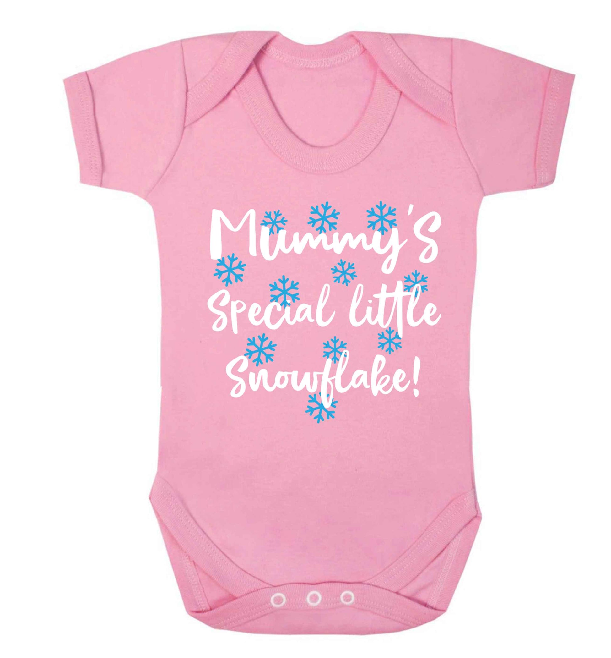 Mummy's special little snowflake Baby Vest pale pink 18-24 months