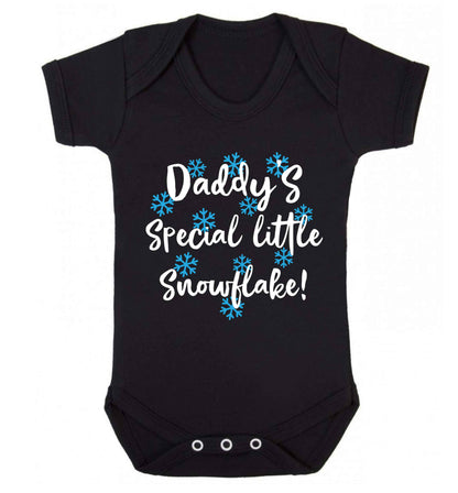 Daddy's special little snowflake Baby Vest black 18-24 months