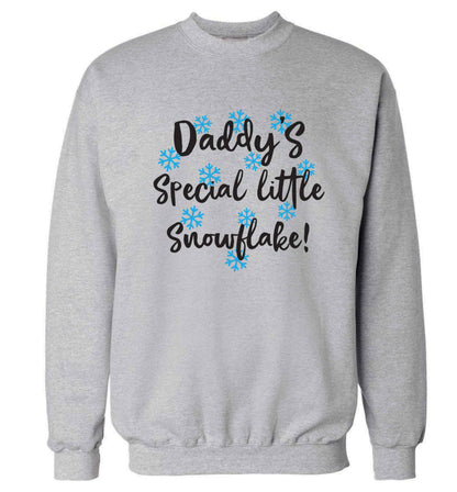 Daddy's special little snowflake Adult's unisex grey Sweater 2XL