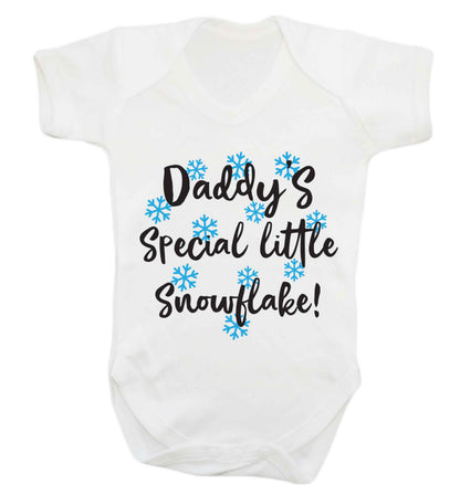 Daddy's special little snowflake Baby Vest white 18-24 months