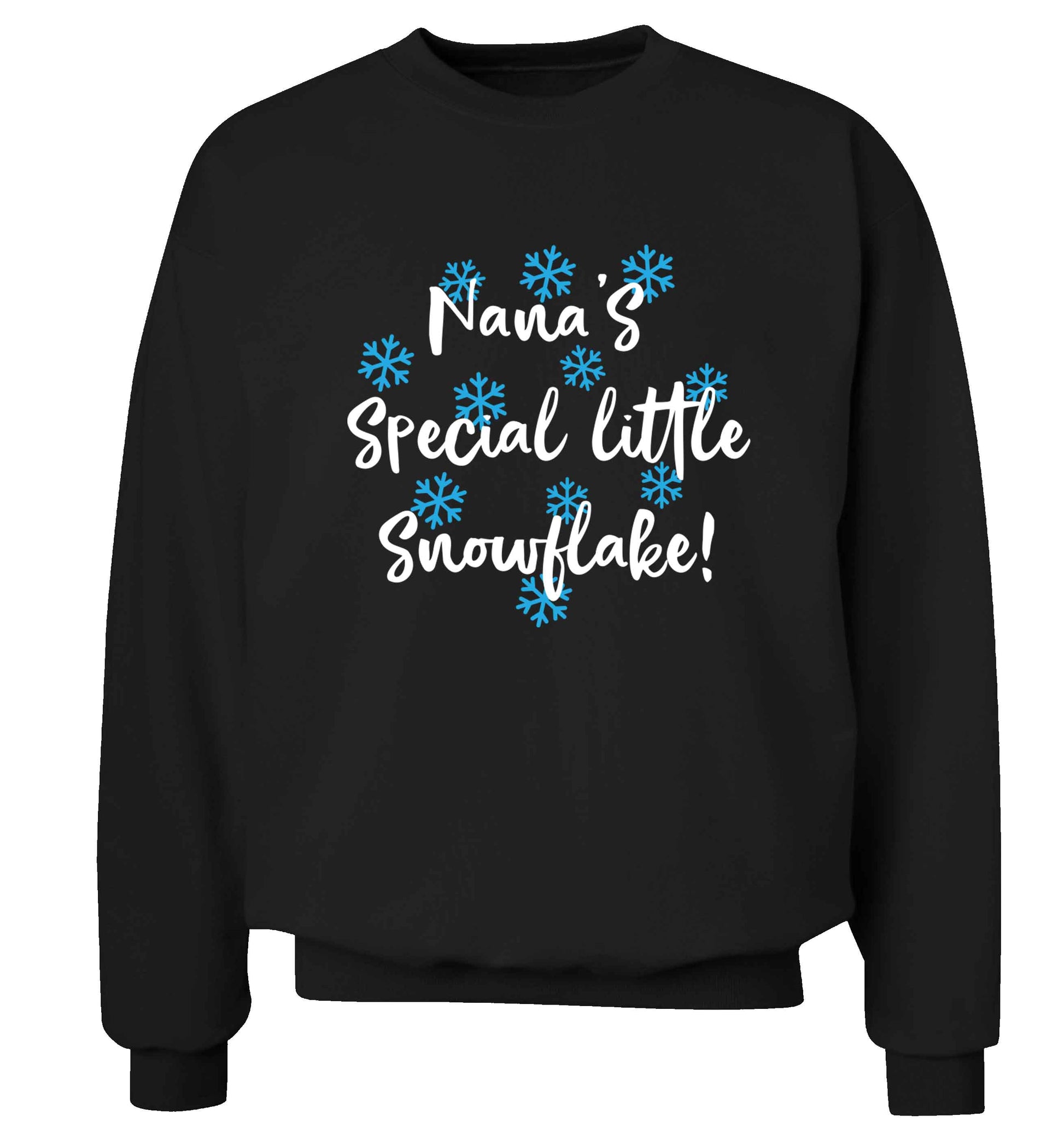 Nana's special little snowflake Adult's unisex black Sweater 2XL