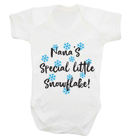 Nana's special little snowflake Baby Vest white 18-24 months