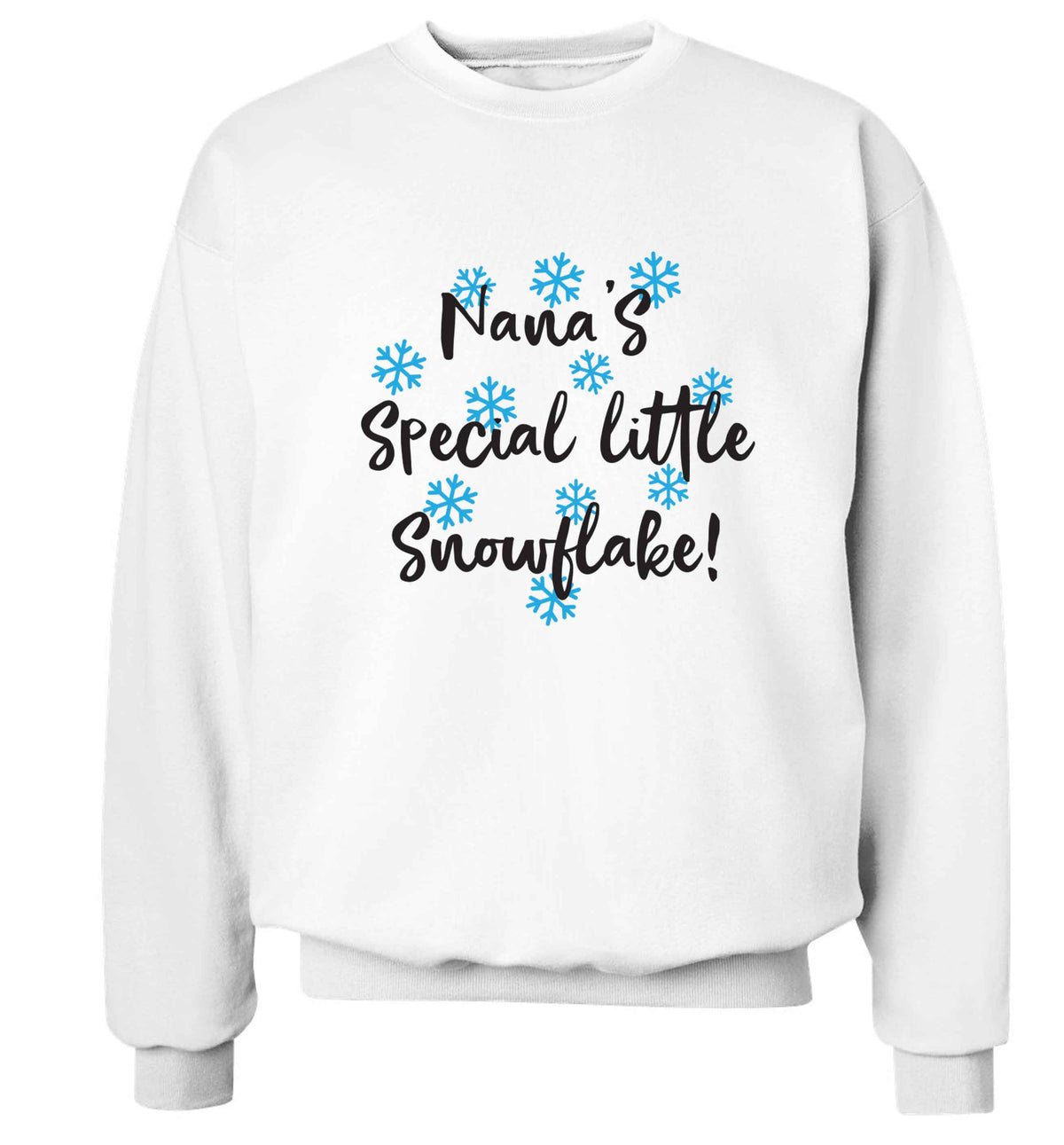 Nana's special little snowflake Adult's unisex white Sweater 2XL