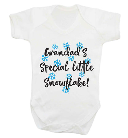 Grandad's special little snowflake Baby Vest white 18-24 months