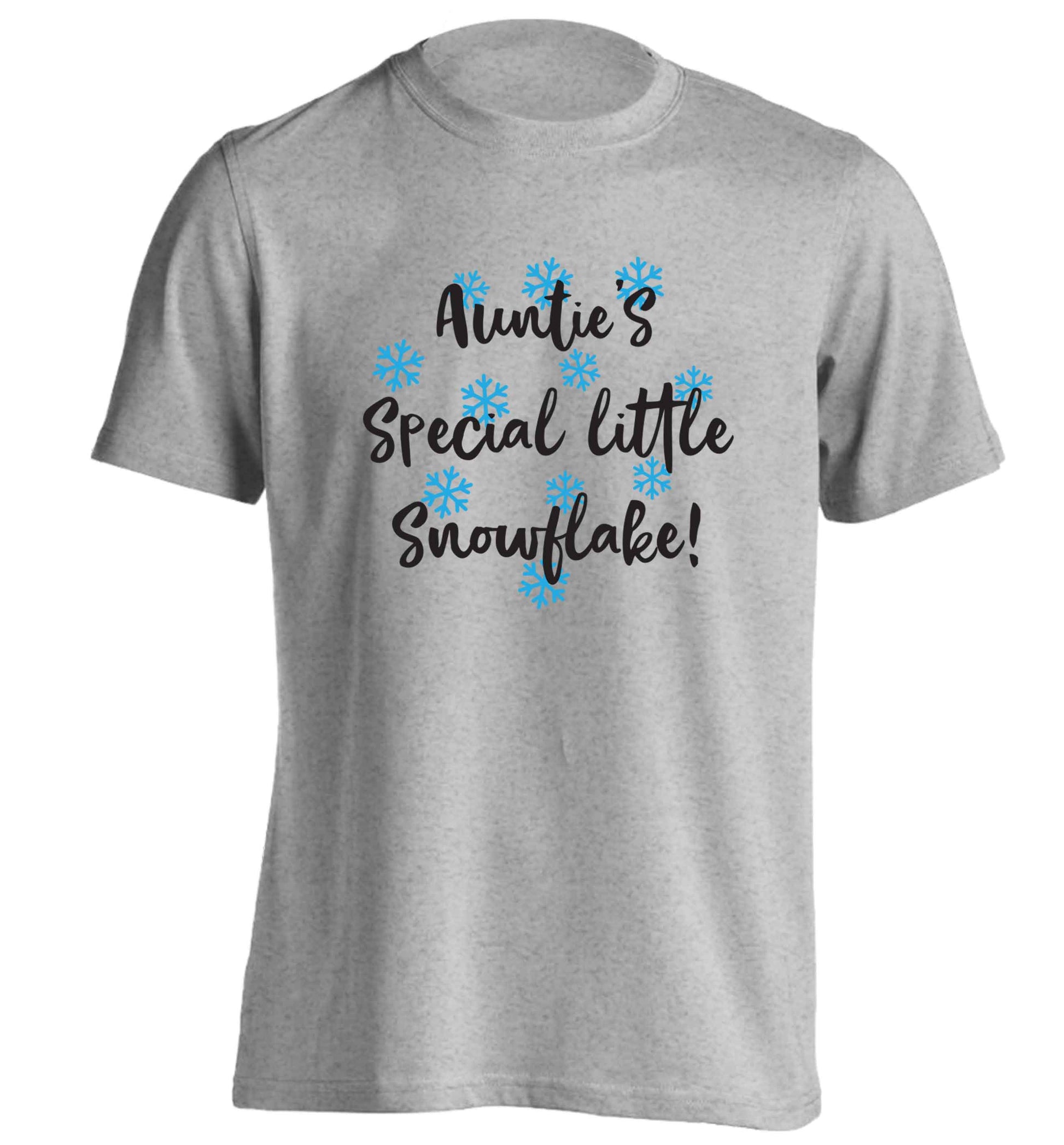 Auntie's special little snowflake adults unisex grey Tshirt 2XL