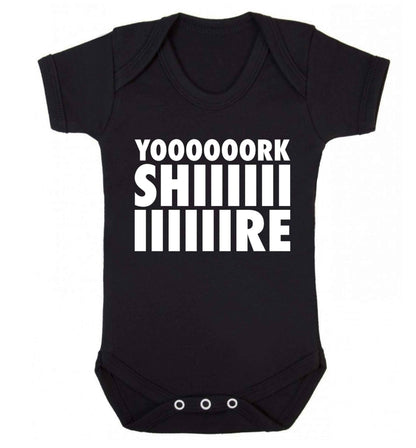 Yoooorkshiiiiire Baby Vest black 18-24 months