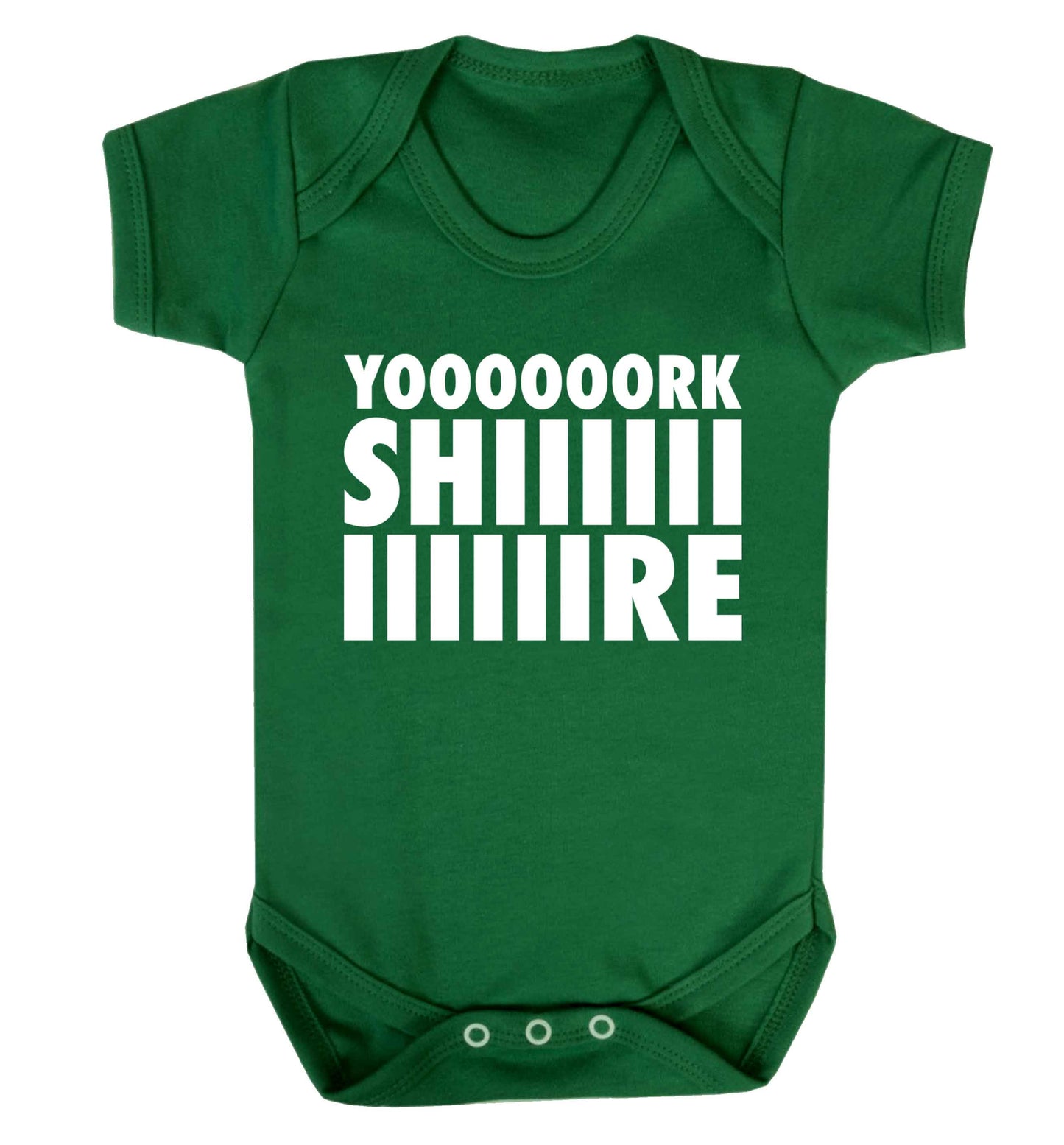 Yoooorkshiiiiire Baby Vest green 18-24 months