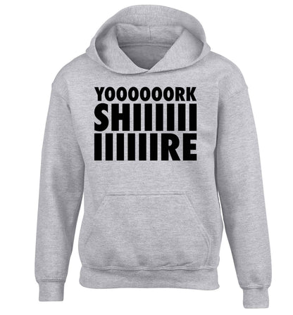 Yoooorkshiiiiire children's grey hoodie 12-13 Years