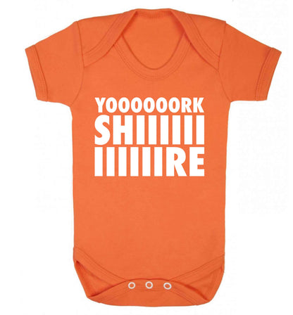Yoooorkshiiiiire Baby Vest orange 18-24 months