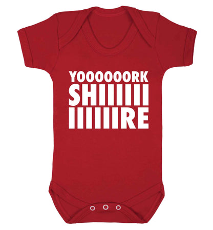 Yoooorkshiiiiire Baby Vest red 18-24 months