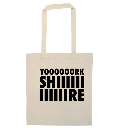 Yoooorkshiiiiire natural tote bag