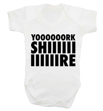 Yoooorkshiiiiire Baby Vest white 18-24 months