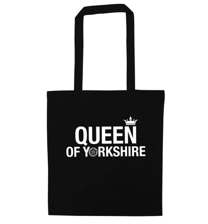 Queen of Yorkshire black tote bag
