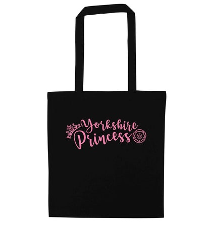 Yorkshire Princess black tote bag